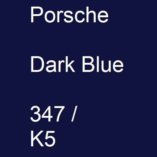 Porsche, Dark Blue, 347 / K5.